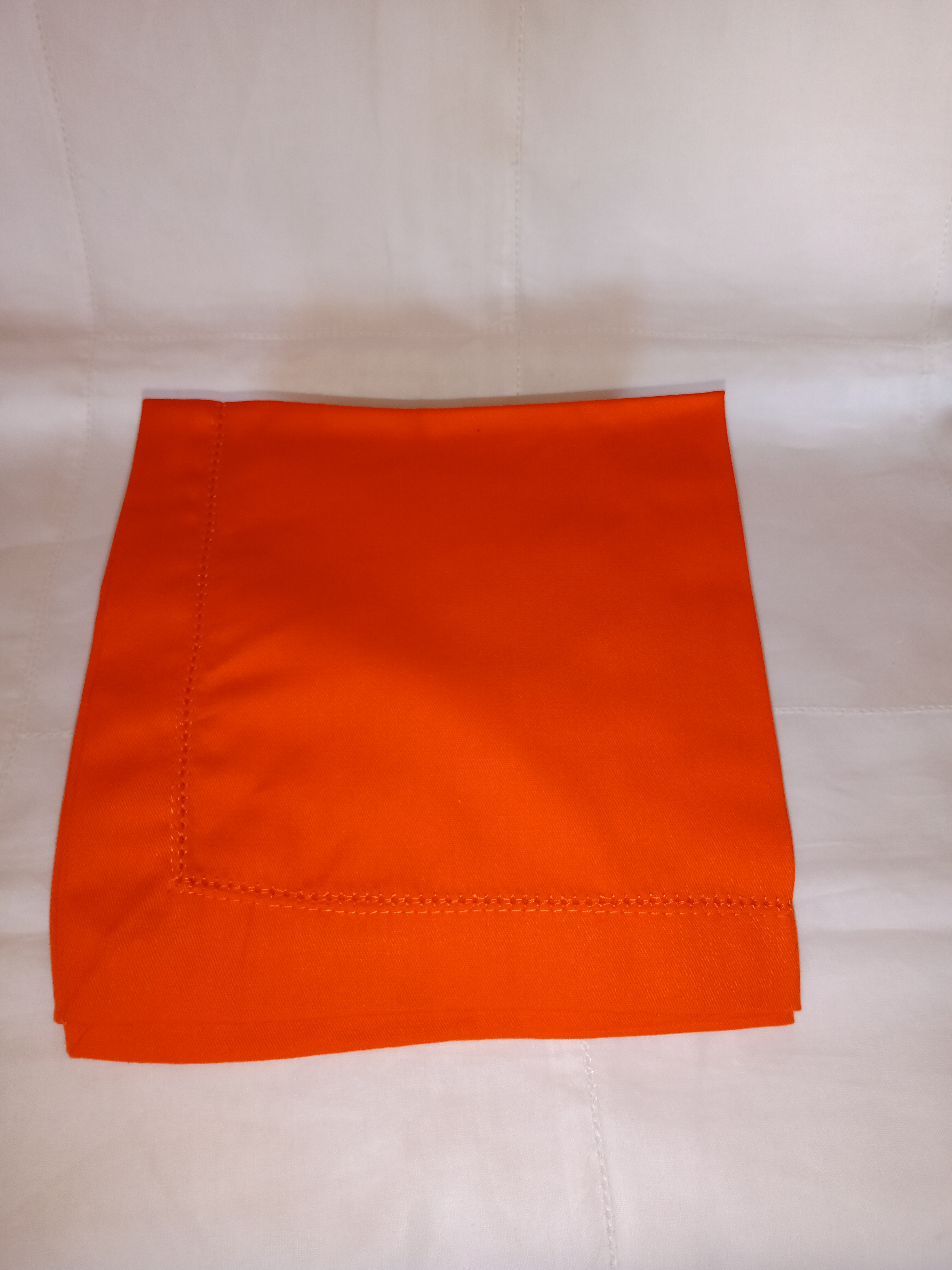 GUARDANAPO PONTO AJOUR 50X50 LARANJA